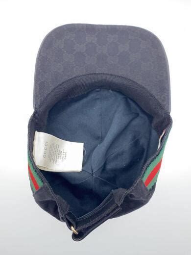 Gucci Cap/Free/Polyester/Blk/Whole Pattern/Men's/200035 .